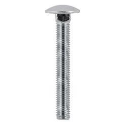 TIMCO Carriage / Coach Bolt - M6 x 100mm - A2 Stainless Steel - Pack of 10