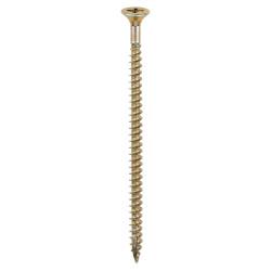 TIMCO Classic Pozi Countersunk Wood Screws - 4.5 x 80mm - Yellow Zinc - Pack of 200