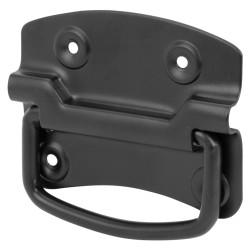 Black Chest Handle - 100mm Length - Black Japanned