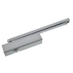 Briton 2321B.T.SES Cam Action Overhead Fire Door Closer Size 2-4 - Push Side Mount - Silver Trimplate