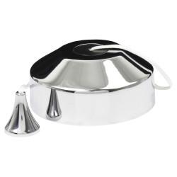 Knightsbridge Part M Compliant 10AX 2 Way Pull Cord Switch - Polished Chrome