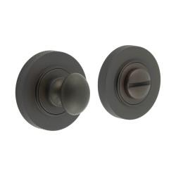 Burlington by Frelan Inner 1 Turn & Release with Knurled Rose - 47mm Diameter - Dark Bronze