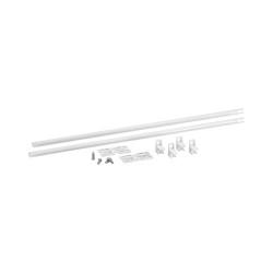elfa Top Track System - Universal Runners for Wire & Mesh Baskets - 550mm Length - White - Pair