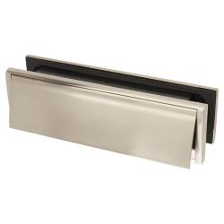 Rutland Frontier Collection Letter Plate - 311.5 x 90mm - Door Thickness 42-55mm - Satin Nickel