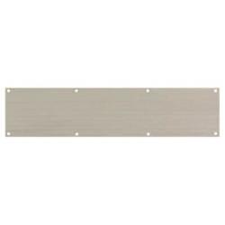 Altro Stainless Steel Kick Plate - 700 x 200 x 1.2mm - 8 Screw Holes - Satin