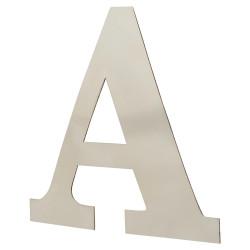 Rutland Frontier Collection 75mm Concealed Self Adhesive Door Letter - A - Polished Nickel