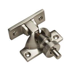Altro Brighton Screw Pattern Sash Window Fastener - 58 x 22mm - Satin Nickel