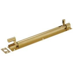 Altro Polished Brass Necked Barrel Bolt - 200 x 32mm