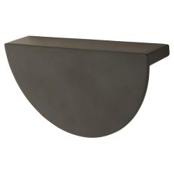 Altro Otley Cabinet Finger Pull Handle - 96mm Centres - Matt Black