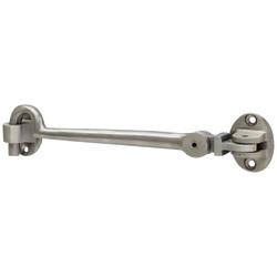 Hampstead Heavy Duty Cabin Hook & Eye - 150mm Length - Satin Nickel