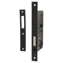 Arrone AR912 DIN Deadlock - 88mm Case - 60mm Backset - Square - Matt Black