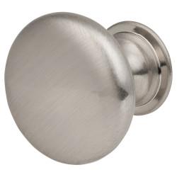 Touchpoint Domed Round Cabinet Knob - 28mm Diameter - Satin Chrome