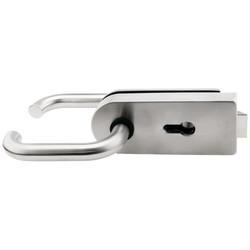 Lever Lock Set for Glass Doors - To Suit Timber Frame