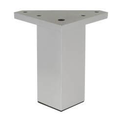 Square Cabinet Furniture Leg - 40 x 100mm - Silver