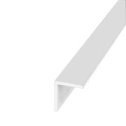 Rothley 1000mm Plastic Angle - Unequal Sided - 40 x 10 x 2mm - White