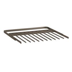 elfa Top Track System - Click In Gliding Trouser Rack - 605 x 430 x 25mm - Graphite