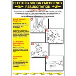 Altro Electric Shock Safety Poster - 420 x 600mm