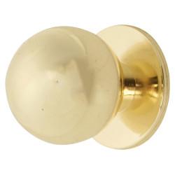 Touchpoint Ball Cabinet Knob - 25mm Diameter - Polished Brass