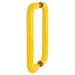 Hoppe AR602/300 Golden Yellow Nylon D-Bar Door Pull Handles - Back to Back - 300mm c/c