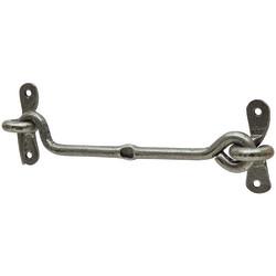 Olde Forge Cabin Hook & Eye - 147mm Length - Pewter