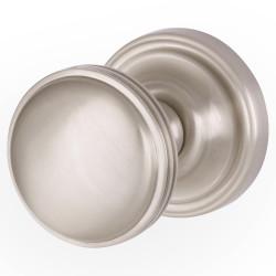 Heritage Brass by M Marcus Satin Nickel Mortice Door Knob - 62mm Rose Diameter - Whitehall Range