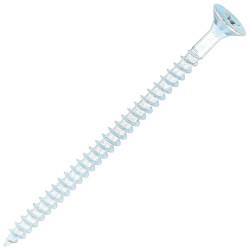 SiDAX General Purpose Pozi Countersunk Wood Screws - 5.0 x 80mm - Zinc Plated - Pack of 200