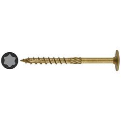 Reisser Timber Connector Torx Wafer Head Wood Screws - 8.0 x 100mm - Nano Bronze - Pack of 25