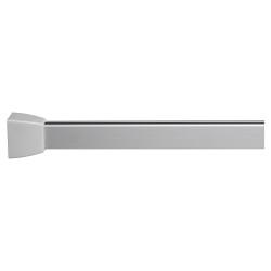 Croydex Shower Rail - L Shaped - Professional Profile 800-1000mm Length - Silver