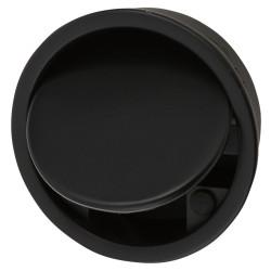 Altro Jarrow Circular Flush Cabinet Pull Handle - 51mm Diameter - Matt Black