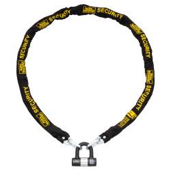 Burg Wachter 2m Chain & U-Lock/Padlock Security Kit - 108 x 55 x 53mm - Black
