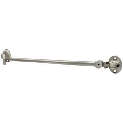 Hampstead Heavy Duty Cabin Hook & Eye - 300mm Length - Satin Nickel