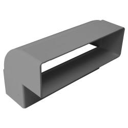 Manrose 90° Vertical Bend - 204 x 60mm - Grey
