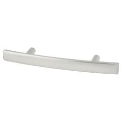 Altro 14mm Curved T-Bar Cabinet Pull Handle - 76mm Centres - Satin Chrome