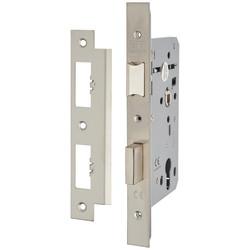 Union HD72 Heavy Duty DIN Euro Sashlock - 90mm Case - 60mm Backset - Square - Sat Stainless Steel