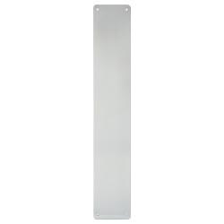 Touchpoint Aluminium Plain Finger Plate - 600 x 100 x 1.5mm - Satin Anodised