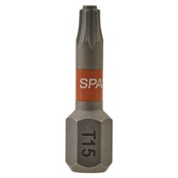 SPAX T-Star Plus Driver Bit - Torx - T15 - 25mm Length - Pack of 5