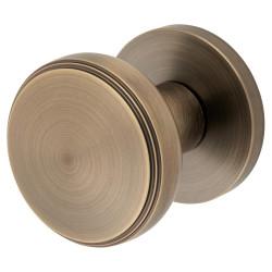 Jedo by Frelan Antique Brass Classic Mortice Door Knob - 60mm Rose Diameter