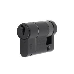 Eurospec 1 Star 6 Pin 46mm Euro Single Cylinder - 36 + 10mm - Matt Black - Keyed to Differ