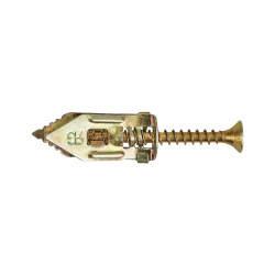 Rawlplug TAP IT Hammer In Plasterboard Fixing with Screws - 12 x 30mm - Pack of 12