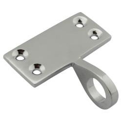 Altro Top Rail Mounting Sash Window Ring Lift - 48 x 22mm - Polished Chrome