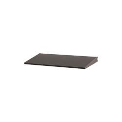 elfa Top Track System - Angled Metal Shelf with Integrated Brackets - 598 x 267mm - Graphite