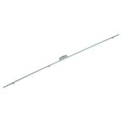 Avocet Single U-Rail Offset Espagnolette uPVC Window Lock - 1000mm Length - 20mm Backset - 8mm Cam
