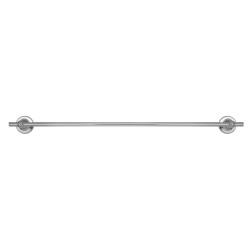 Croydex Romsey Round Towel Rail - 53 x 690 x 73mm - Polished Chrome
