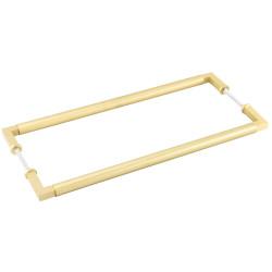 Burlington by Frelan Satin Brass 20mm D-Bar Door Pull Handle - B2B - 425mm c/c - Westminster Range