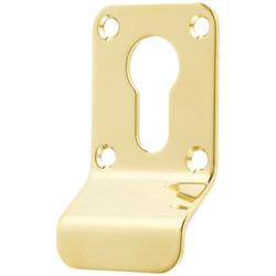 Altro Polished Brass Euro Cylinder Pull - 92 x 43mm