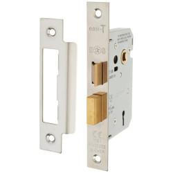 Touchpoint Contract 3 Lever Sashlock - 76mm Case - 57mm Backset - Polished Nickel