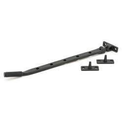 From The Anvil Brompton Knurled Casement Window Stay - 12"/300mm Length - Matt Black