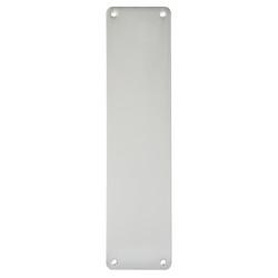 Touchpoint Aluminium Plain Finger Plate - 300 x 75 x 1.5mm - Satin
