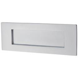 Letter Plate - 205 x 75mm - Polished Chrome