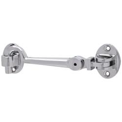 Hampstead Heavy Duty Cabin Hook & Eye - 100mm Length - Polished Chrome